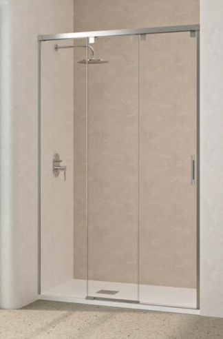 MAMPARA FRONTAL 2 HOJAS Y 2 FIJOS MERIDA. DOCCIA EN STOCK