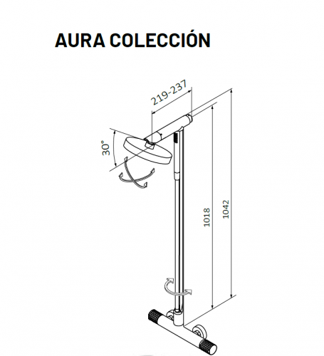 COLUMNA  TERMOSTATICA DE DUCHA CON GYRO GRB 75 625 752