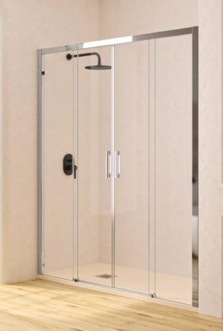 MAMPARA 2 FIJOS Y 2 CORREDERAS DANUBIO  DOCCIA EN SCTOCK