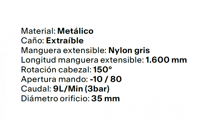 FRANKE GRIFO DE COCINA  URBAN  PULL OUT    EXTENSIBLE  