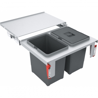  FRANKE - Cubo de Basura Garbo 60-2 121.0284.027 | Sistema Integrado de Residuos para Cocina