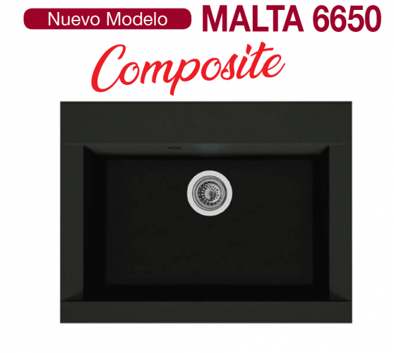 Fregadero modelo Malta 6650

fregadero de cocina resistente a arañazos

fregadero de composite moderno para cocina

fregadero resistente a impactos y manchas

fregadero colores blanco, gris y negro

fregadero fácil de limpiar y durader