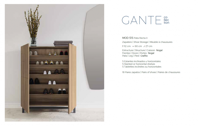 ZAPATERO COLECCIÓN GANTE, 515 HERDASA