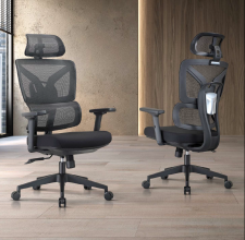 SILLA DE OFICINA COLOR NEGRO 75615 HISPANOHOGAR NOVEDAD