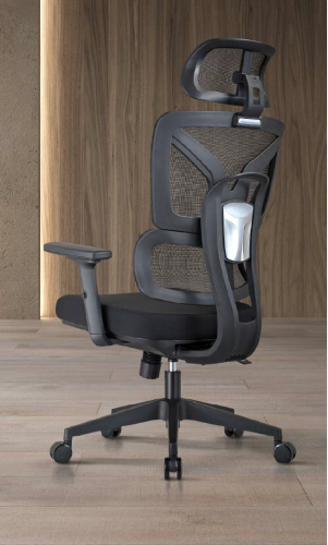 SILLA DE OFICINA COLOR NEGRO 75615 HISPANOHOGAR NOVEDAD