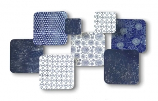 DECORACIÓN ABSTRACTA  DE PARED HISPANOHOGAR 72257 NOVEDAD