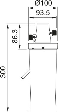 GRIFO COCINA EOS CLEAR WATER INOX FRANKE 160.0705.404