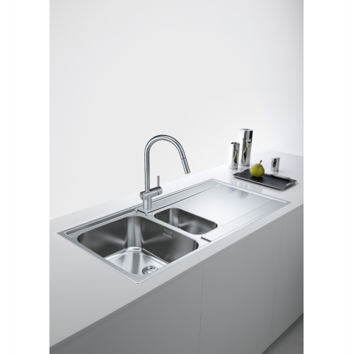 FRANKE GRIFO DE COCINA ATLAS NEO J PULL OUT HP ACERO INOX NOVEDAD 