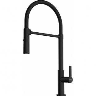 FRANKE GRIFO DE COCINA MARIS SLIM SEMI PRO NEGRO M  NOVEDAD 115.0728.396