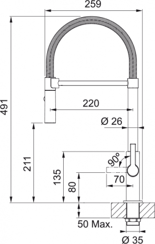 Grifo Maris Slim Semi Pro Negro M