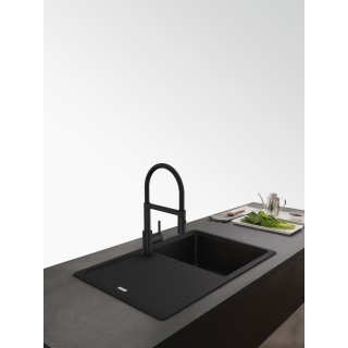 FRANKE GRIFO DE COCINA  Lina Semi pro dual jet Negro M.    NOVEDAD  
