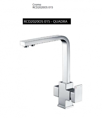 LUISINA GRIFO DE COCINA CON DOS SALIDAS MODELO QUADRA NOVEDAD RCD2020OS 015
