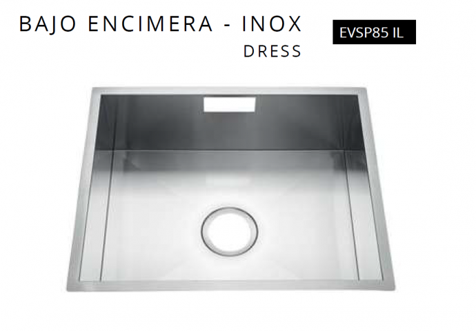 FREGADERO DRESS – BAJO ENCIMERA DE LUISINA  EVSP85 IL NOVEDAD