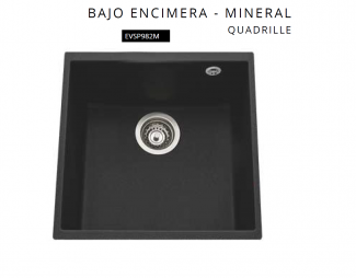  FREGADERO  M I N E R A L Q U A D R I L L E – BAJO ENCIMERA DE LUISINA EVSP982M NOVEDAD