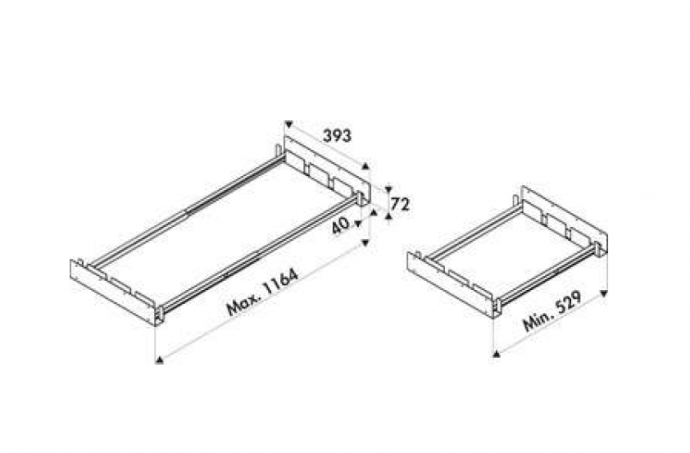 KIT SUJECIÓN/SOPORTE FREGADERO BAJO ENCIMERA LUISINA