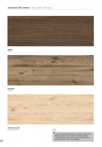 Acabados Melamina