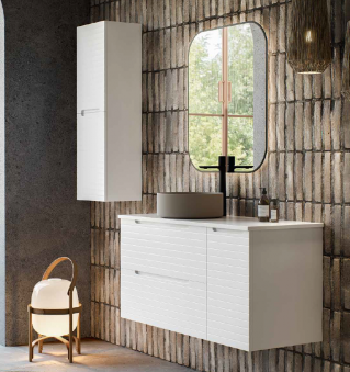 Mueble de baño 2 cajones, 1 puerta. Paris. Maestre