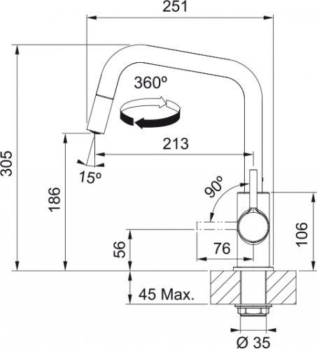 Grifo Franke Lina U Pull Out Cromado

Grifo de cocina Franke cromado

Grifo cocina extraíble Franke

Grifo Franke Lina Pull Out