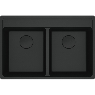 FREGADERO MODELO MARIS BLACK COLLECTION MRG 620-35-35 TL 114.0661.674 FRANKE
