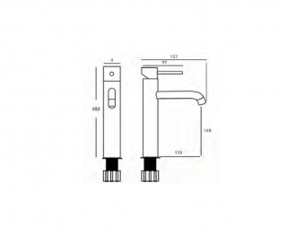 GRIFO DE LAVABO MODELO FLIP XL AQUAHOME EN STOCK 11350212701