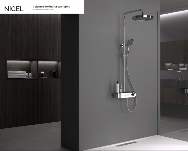 COLUMNA MODELO NIGEL DE BAÑO – DUCHA CON REPISA  DUPLACH