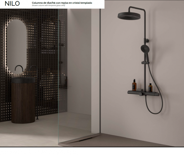 COLUMNA MODELO NILO DE BAÑO – DUCHA CON REPISA  DUPLACH