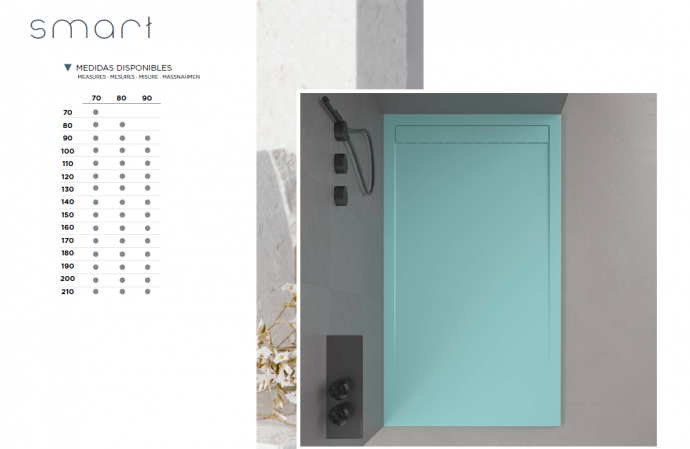 DUPLACH PLATO DE DUCHA SMART NOVEDAD