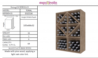 EXPOVINALIA BOTELLERO SERIE GODELLO TORAL EN SCTOK 