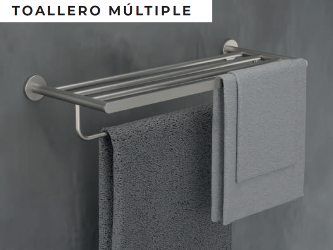 MEDIMEX TOALLERO MÚLTIPLE SERIE PRACTIC 

medimex ascesorios de baño