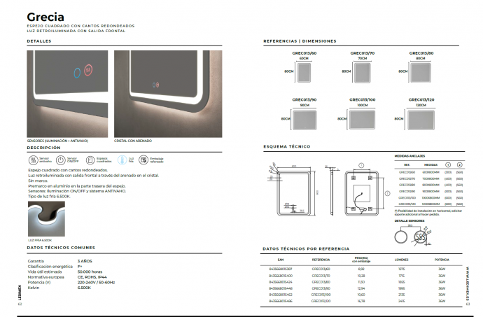 espejo grecia ledimex

ledimex grecia
comprar espejo de baño LED IMEX

espejo de baño con antivaho en stock

espejo LED para baño moderno

espejo de baño sin marco con iluminación LED

espejo de baño de diseño contemporáneo