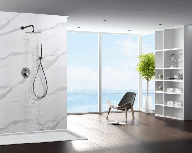 IMEX CONJUNTO DE DUCHA SERIE MONZA CONEXIÓN A PARED GTM039/BGM EN STOCK