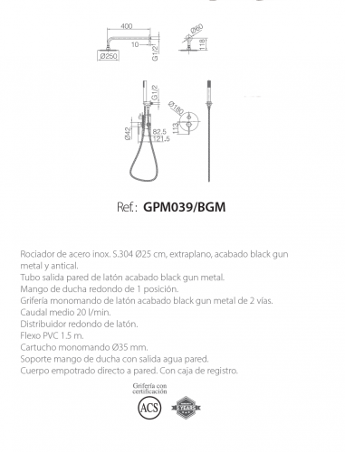 Ducha empotrada gun metal

imex grifería ducha empotrada

imex black gun metal ducha
comprar conjunto de ducha empotrado black gun metal

conjunto de ducha premium IMEX en stock

ducha empotrada de diseño black gun metal

conjunto de ducha empotrado alta gama

grifería de ducha premium para baño
