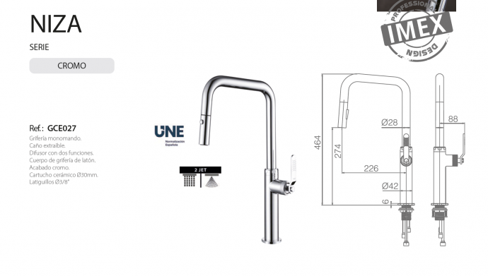 griferia de cocina imex