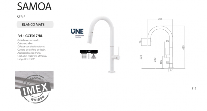 griferia de cocina imex

imex grifo cocina extraible



imex niza