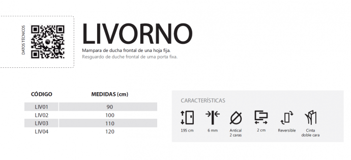 MAMPARA LIVORNO DOCCIA 