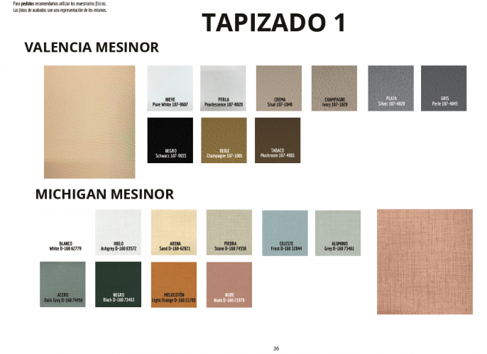 Acabados Tapizados tipo 1
