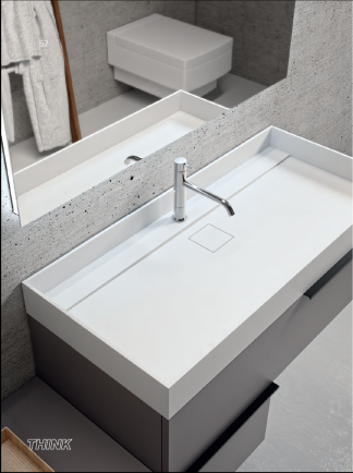 LAVABO ESTARDAR SOBRE MUEBLE RESIBLOCK SOLID
