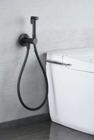 GRIFERIA DE BIDE MONOMANDO EMPOTRADO NEGRO MATE |SERIE LINE IMEX | EN STOCK