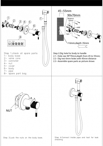 grifería de bidé monomando empotrada negro mate

grifo empotrado de bidé Serie Line IMEX

grifería de bidé fácil de instalar

grifo de bidé con mango de 1 posición

grifería empotrada negra para baños modernos

grifería de bidé duradera y elegante