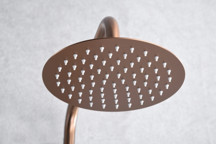 barra de ducha termostática oro rosa cepillado Serie Line IMEX

conjunto de ducha con cartucho TURN CLEAN SYSTEM

barra de ducha extensible acero inoxidable S.304

grifería termostática para baño moderno

rociador extraplano antical Ø20 cm

conjunto de ducha elegante y duradero