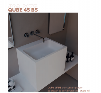 LABABO SOBRE ENCIMERA QUBE BS 45 - RESIBLOCK