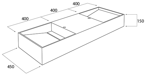 Lavabo Vulcano Iron Solid Surface sobremueble blanco mate

Lavabo grande sin rebosadero para baño moderno

Lavabo Krion K-Life antibacteriano y duradero

Lavabo premium con faldón para baño contemporáneo

Lavabo sobremueble diseño elegante y resistente