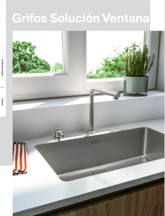 Grifo Franke Mythos Ventana Exterior Inox Extra&iacute;ble con Spray HP