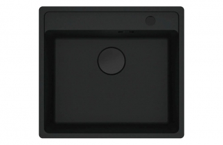 Fregadero Franke Maris MRG 610-52-TL Black Collection de Una Cubeta en Granito Negro
