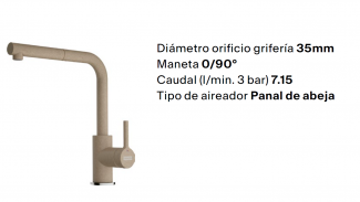 Grifo FRANKE Lina L Extra&iacute;ble para Fregadero de Cocina