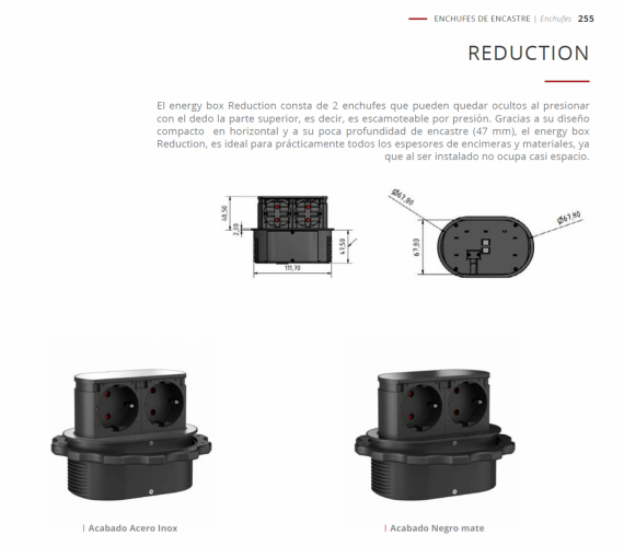 CucineOggi presenta su nuevo enchufe de encastre Reduction con carga Qi
Nuevo enchufe de encastre Reduction con Qi de CucineOggi
CucineOggi lanza el nuevo enchufe de encastre Reduction con tecnología Qi
Innovación en la cocina: nuevo enchufe de encastre Reduction con Qi de CucineOggi
Nuevo enchufe de encastre Reduction con carga inalámbrica Qi: la propuesta de CucineOggi
