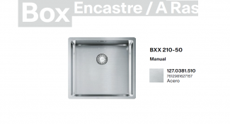 Franke BOX BXX 210-45 &ndash; Fregadero de una cubeta de acero inoxidable